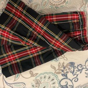 Jcrew Crewcuts Black Tartan Plaid Girls Skirt